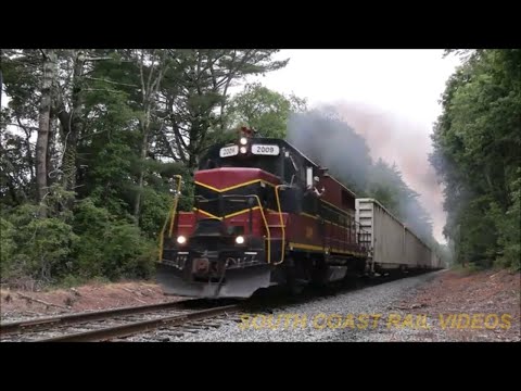 Mass Coastal 2009 with new MBTA cars and big train for Cavossa - 7/10/2023