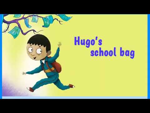 STORYFUN 1 - UNIT 4 - HUGO'S SCHOOL BAG | SHORT ENGLISH STORY FOR KIDS | HARRY TRAN