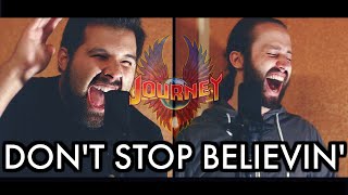DON&#39;T STOP BELIEVIN&#39; - Journey (Caleb Hyles &amp; Jonathan Young) - Metal Cover
