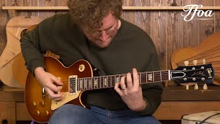 Video thumbnail for Gibson 1958 Les Paul Standard Reissue VOS Iced Tea Burst played by Milo Groenhuijzen | Demo @ TFOA by TFOA Demos
