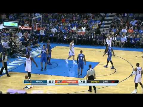 Steven Adams vs Orlando Magic 2013.12.15