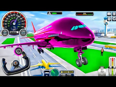 Flight Airplane City Pilot Simulator - Plane Boeing Emergency Landing - Android Gameplay (part 2)
