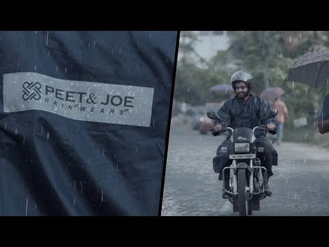 Peer & Joe rainwear ad