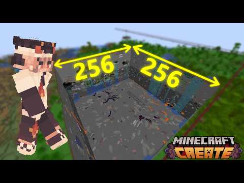 The Best Create Mod QUARRY On YouTube! | Create Mod Tutorial