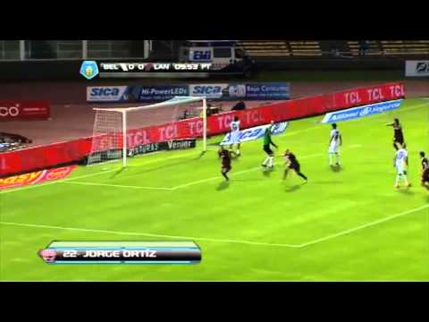 Gol de Jorge Ortíz (0-1) - Belgrano 2-2 Lanús - Fecha 1. Torneo Final 2014