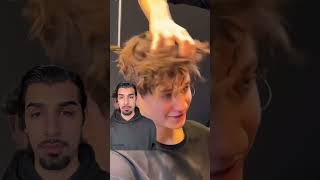 Hair hack for men’s curly hair! #hairtutorial