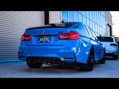 F80 M3 AWE Tuning Track Exhaust Install