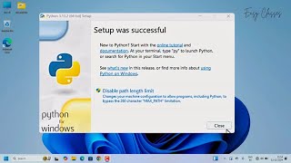 Download the video "How to Download & Install Python on Windows 10/11 | Step-by-Step Guide for Beginners 🐍"