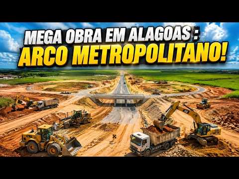 MEGA OBRA EM ALAGOAS : ARCO METROPOLITANO DE SATUBA | DUPLICAÇÃO DA BR 424