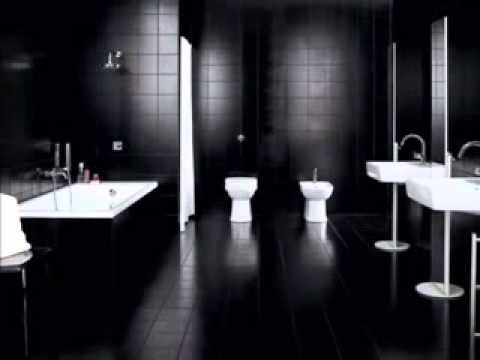 Best Pure Black Bathroom Tiles Designs