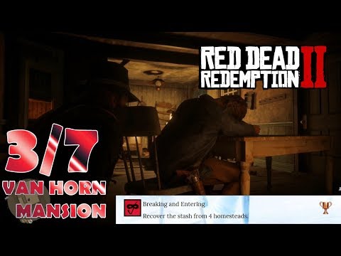 Van Horn Mansion (Homestead Breaking & Entering Trophy Guide) - Red Dead Redemption 2