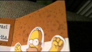 preview picture of video 'Manly Simpsons Themed Double Fold Fathersday Card'