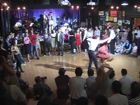 RusCh 2013 Lindy Hop OpenStr. Final Jam on Petr Vostokov Band