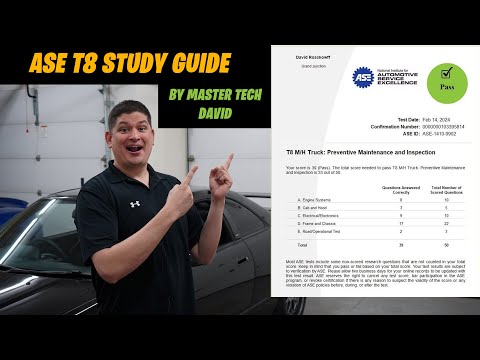 ASE T8 Preventive Maintenance Test - Study Tips #asetest