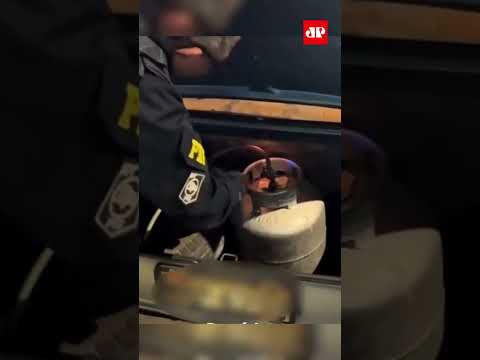 PRF apreende carro movido a botijão de gás no RN #shorts