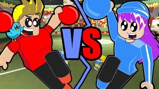 Roblox / Robloxian Summer Olympics Dodgeball / Chad VS Audrey / Gamer Chad Plays