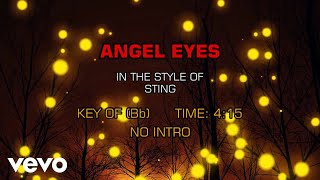 Sting - Angel Eyes (Karaoke)