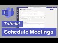 Microsoft Teams | The Right Way to Schedule Meetings