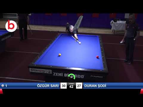 ÖZGÜR SARI & DURAN ŞODİ Bilardo Maçı - 2019 TÜRKİYE KUPASI 2.ETAP ERKEKLER-4.TUR