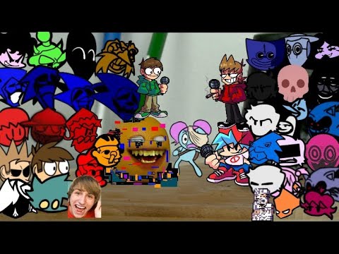 sliced, but every turn a different character sing it (sliced but everyone sing it)
