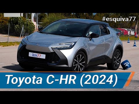 Toyota C-HR 2024 – Maniobra de esquiva (moose test) y eslalon | km77.com