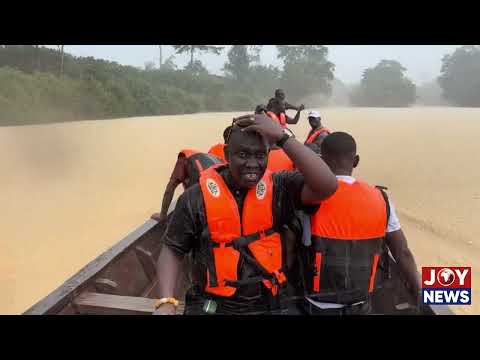 Heavy rains hit Tano River as NAIMOS inspects Operation Water Shield