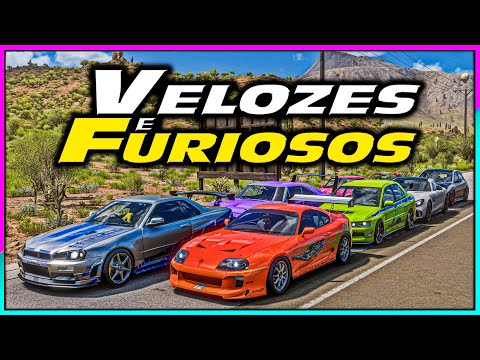 COPA VELOZES E FURIOSOS COM OS CARROS DOS VELOZES E FURIOSOS - FORZA HORIZON 5