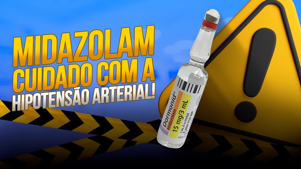 Como usar o midazolam para intubação orotraqueal e sedação de procedimentos?