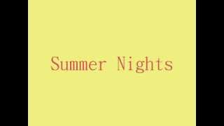 Rascal Flatts- Summer Nights Lyrics