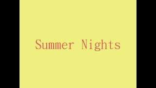 Rascal Flatts- Summer Nights Lyrics