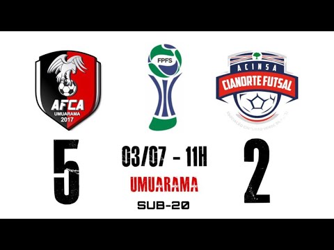 GOLS - AFCA 5 X 2 CIANORTE (SUB-20)