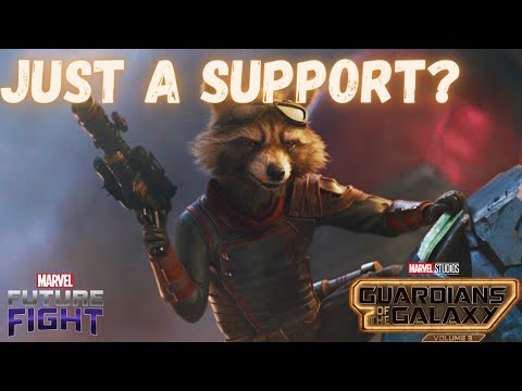Rocket has to compete with Star Lord - Marvel Future Fight