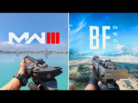 Call of Duty: Modern Warfare III vs Battlefield 2042 - P50 Comparison | 4K