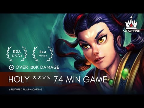 HOLY **** THIS 74 MINUTE GAME OVER 30 KILLS 120K DAMAGE - Ne Zha GM Ranked Conquest Jungle Pro SPL