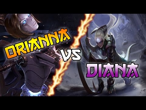 ORIANNA vs DIANA [MID] S7 - League of Legends Gameplay - #37