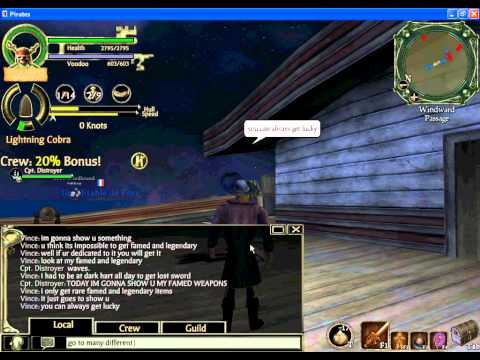 pirates online famed and legendary weapons