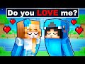 Using a LIE DETECTOR on my Crush in Minecraft!