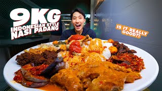 Download lagu LARGEST 9KG NASI PADANG EVER EATEN?! | Indonesia’s Famous Sederhana in Singapore! mp3