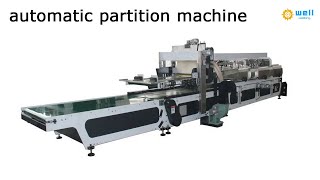 Papercard partition assembler insert machine youtube video