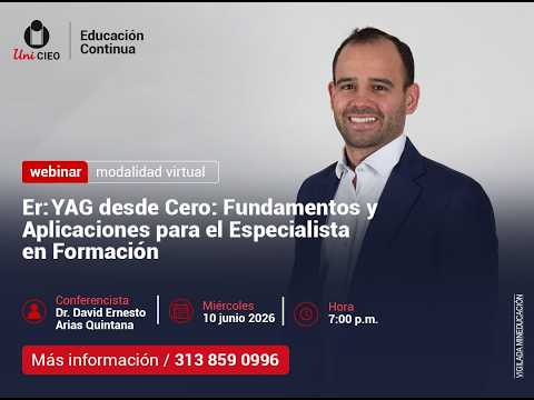 Webinar - Er:YAG desde Cero: Fundamentos y Aplicaciones para el Especialista en Formación