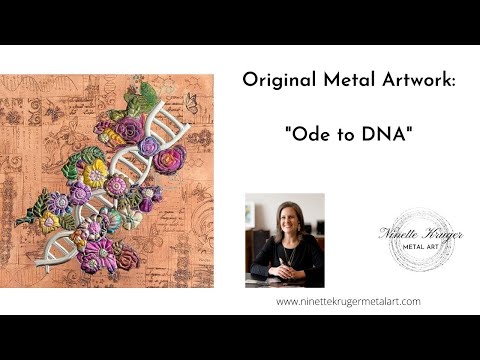 Metal artwork: Ode to DNA