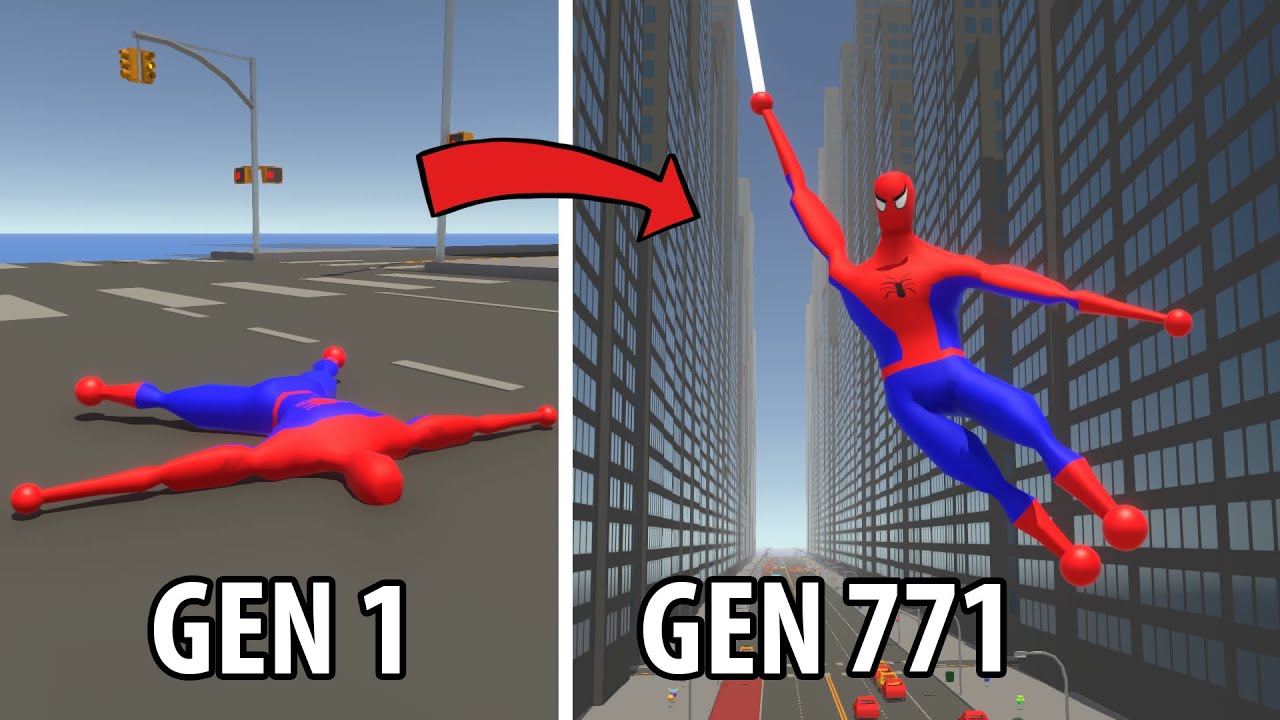 AI Learns To Swing Like Spiderman