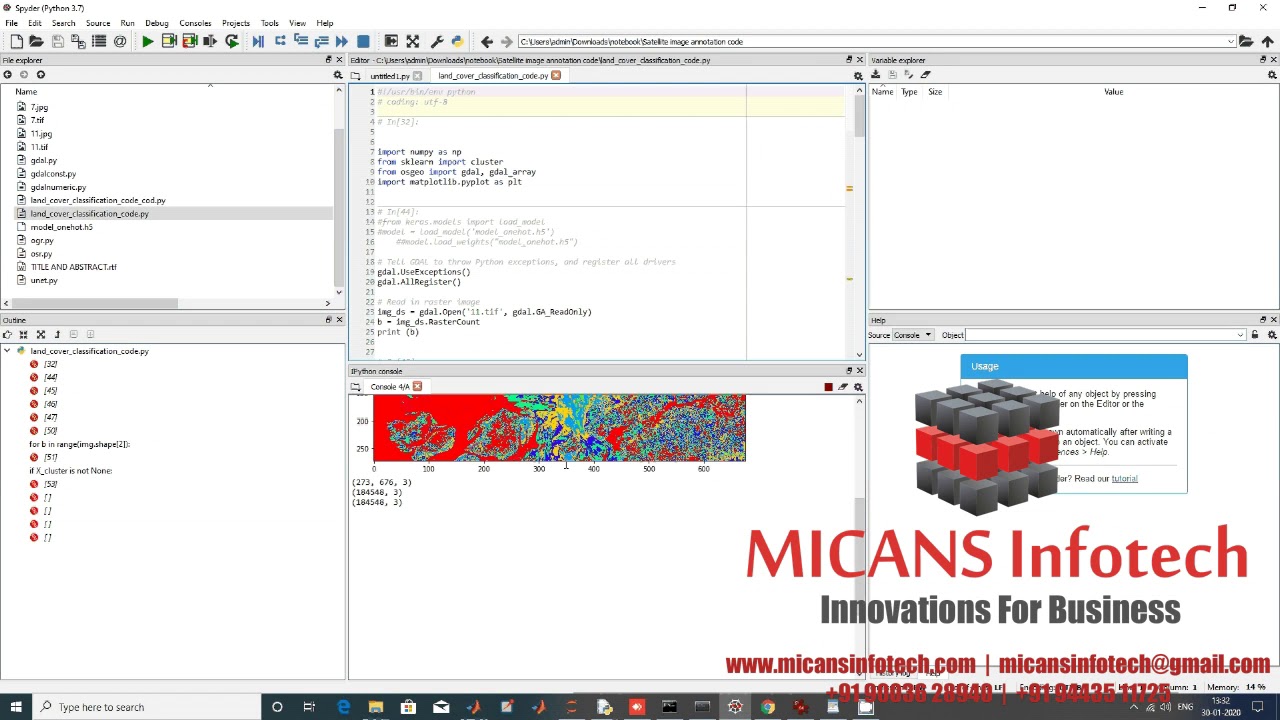 SATELLITE IMAGE LAND COVER MAPPING USING DEEP LEARNING TECHNIQUES WITH SENTINEL DATA PYTHON PROJECT