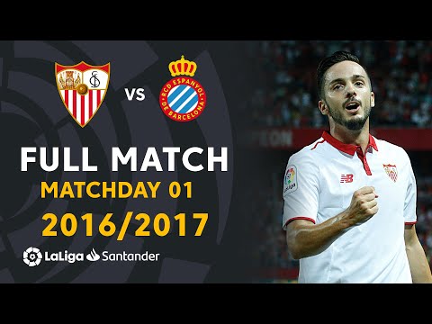 Sevilla FC vs RCD Espanyol (6-4) J01 2016/2017 - FULL MATCH