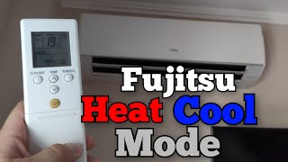 Fujitsu Air conditioner How to change head and cool mode