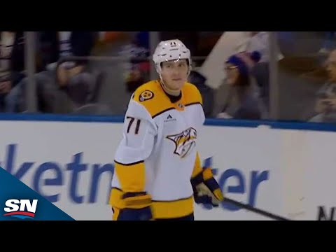 Predators' Matthew Wood Scores Three Goals For First NHL Hat Trick