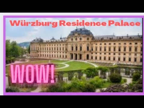 belo edifício Residência Würzburg com Court Gardens Alemanha