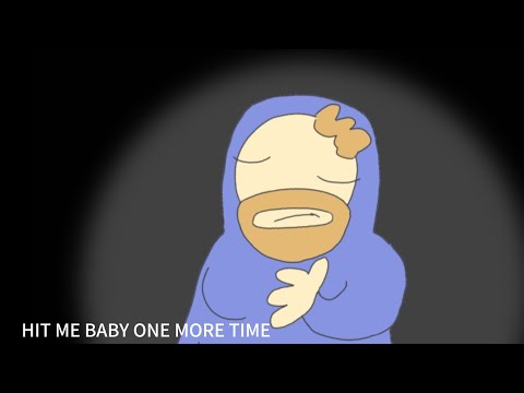 caseoh sings hit me baby one more time but slightly animated