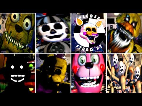 ALL 8 SECRET ANIMATRONICS - Ultimate Custom Night
