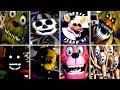 ALL 8 SECRET ANIMATRONICS Ultimate Custom Night